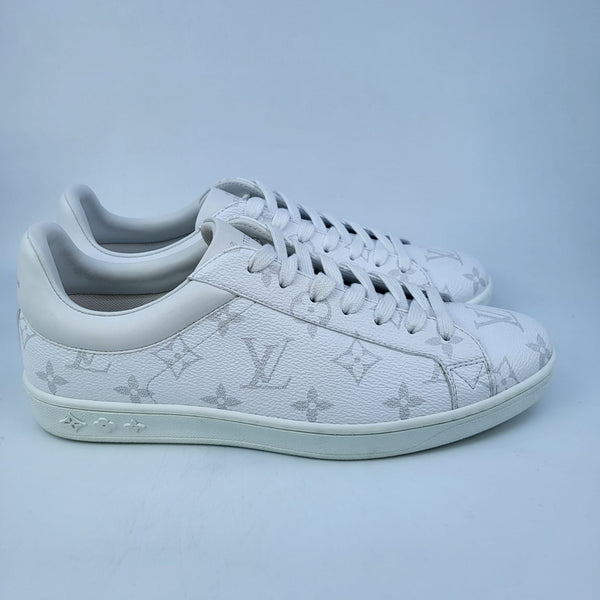 Louis Vuitton Men's Beige Monogram Leather Luxembourg Sneaker