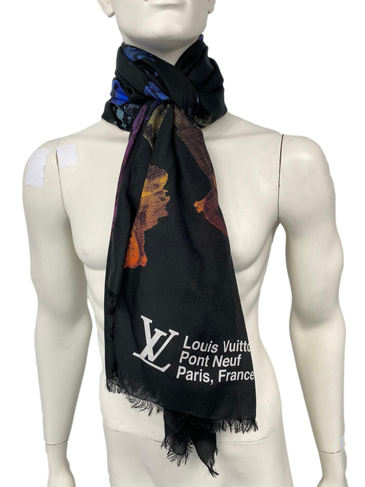 Louis Vuitton Hat Scarf - 5 For Sale on 1stDibs  lv scarf and beanie, lv  scarf and hat, lv hat scarf