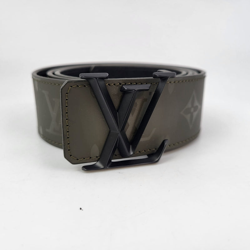 Louis Vuitton Men's Anthracite Reversible LV Pyramide 40 MM Belt M0171 ...
