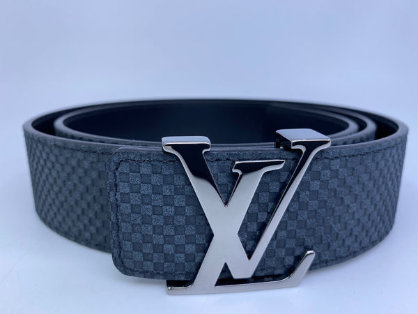 Louis Vuitton Men's Petit Damier Suede Carbon Belt M6875Q – Luxuria & Co.