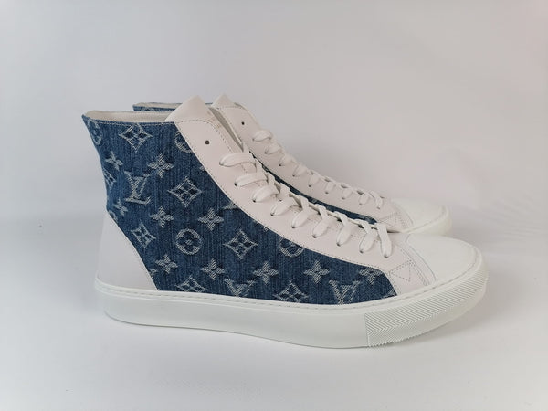 Louis Vuitton Creeper Ankle Boots High Top Sneakers Leather UK 8.5 Virgil  Abloh