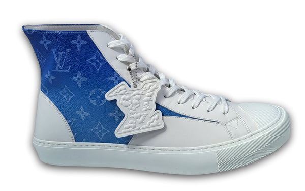 Louis Vuitton Monogram Tattoo Line Sneakers 1A7S9F Black x White