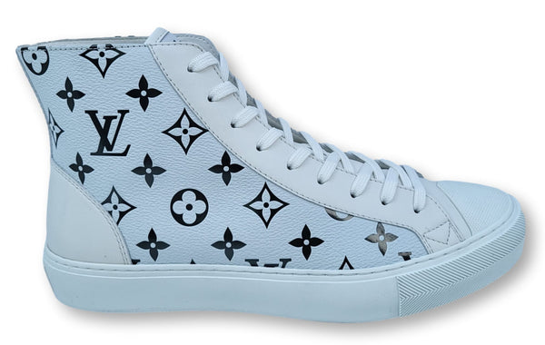 Size+8.5+-+Louis+Vuitton+Rivoli+Sneaker+Boot+Black+-+1A8EAP for sale online