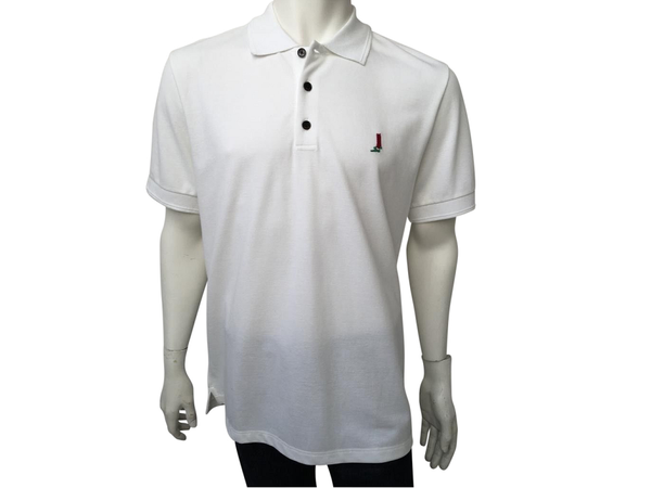 Louis Vuitton Men's Blue Gray Cotton Fil A Fil Striped Polo Shirt