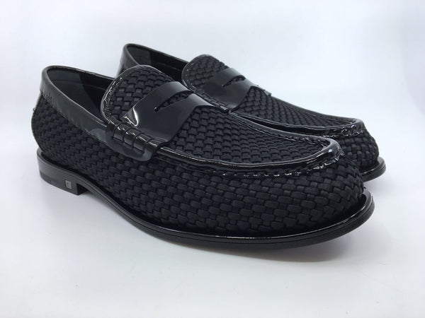 Louis Vuitton Black Mens Leather Major Loafer US11/10UK (BJEL1XTG02M100)