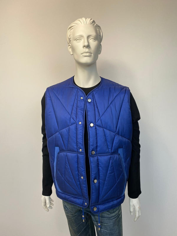 Louis Vuitton Men's Nigo Reversible Jacket Wool and Polyamide Blend Neutral  1827131