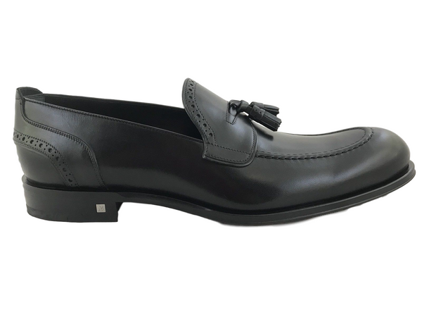 Louis Vuitton Men's Black Epi Leather Hockenheim Moccasin Open