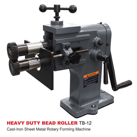 Wuzstar RM12 Sheet Metal Bead Roller Machine Manual Bead Roller 6 Dies Set  