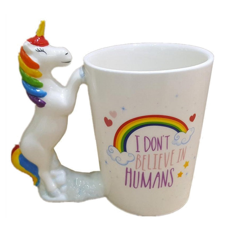 unicorn coffee travel mug