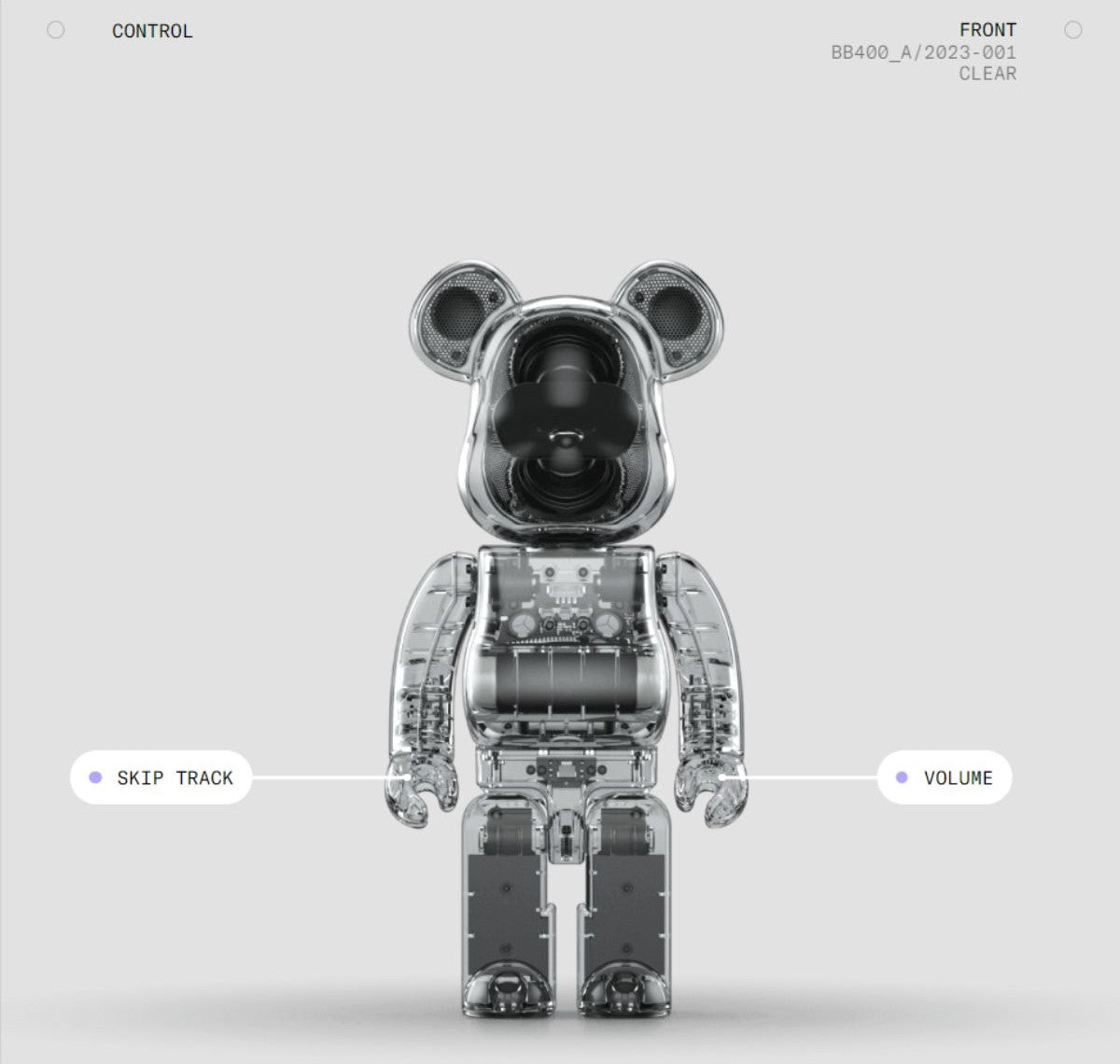 BE@RBRICK AUDIO 400% Portable Bluetooth Speaker (Limited Pieces