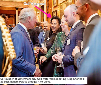 Gail Watermans meeting King Charles
