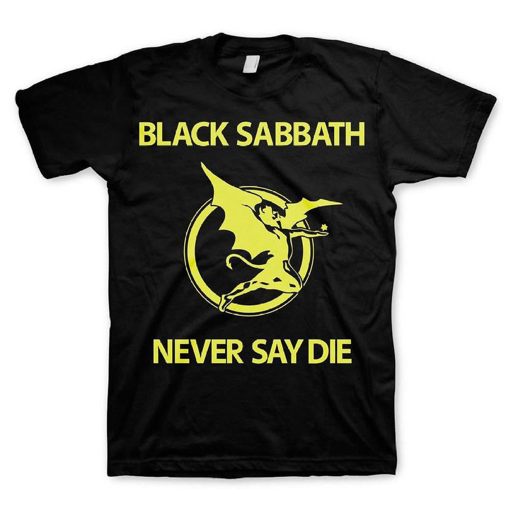 Black never say die. Футболка Блэк Саббат. Black Sabbath мерч. Уличная футболка. Black Sabbath never say.