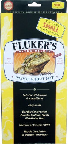 Fluker's Heat Mat for Reptiles and Small Animals, Mini (4 x 5 Inches, 2 watt)