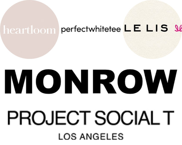 HEARTLOOM, PERFECT WHITE TEE, LE LIS, MONROW, PROJECT SOCIAL T