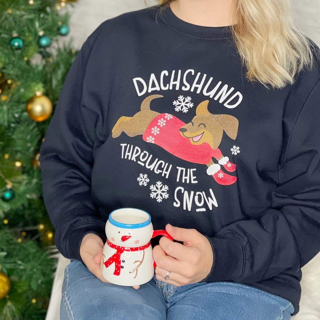 dachshund xmas jumper