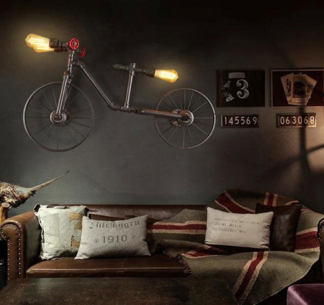 Applique murale Steampunk - Vélo
