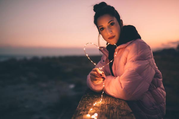 Bande lumineuse LED coeur love