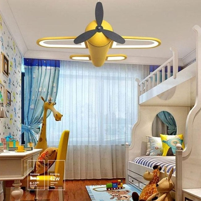 Lampe avion pour chambre d'enfants