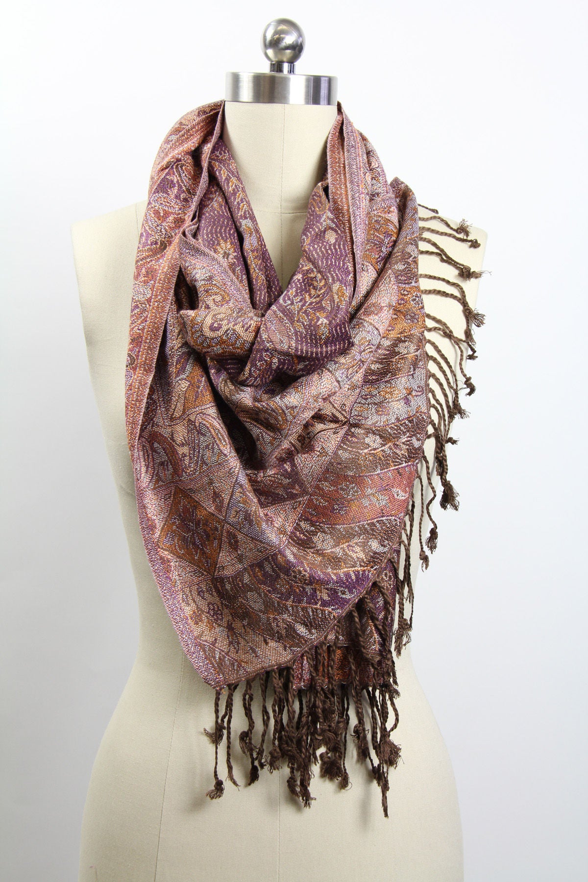 Jacquard Paisley Scarf