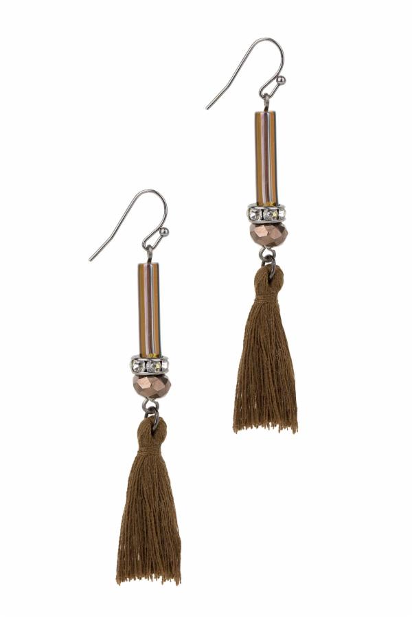 Ras Tassel Earring