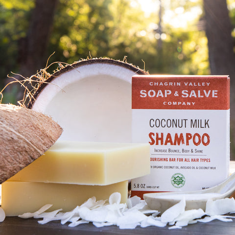 Natural Organic Coconut Milk Shampoo Bar