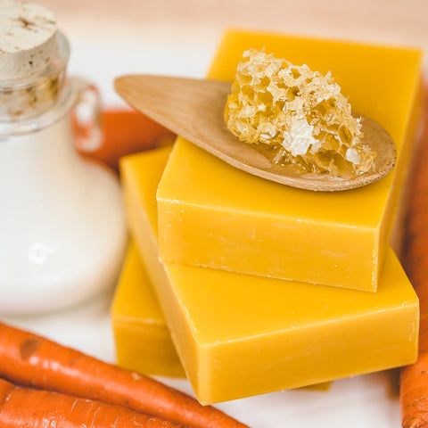 Natural Organic Carrot Milk & Honey Soap