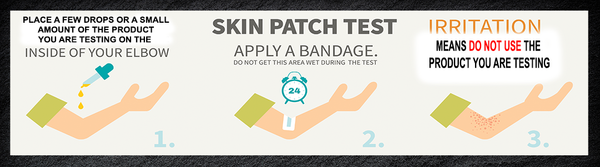 Do a patch test when using any new skin care product