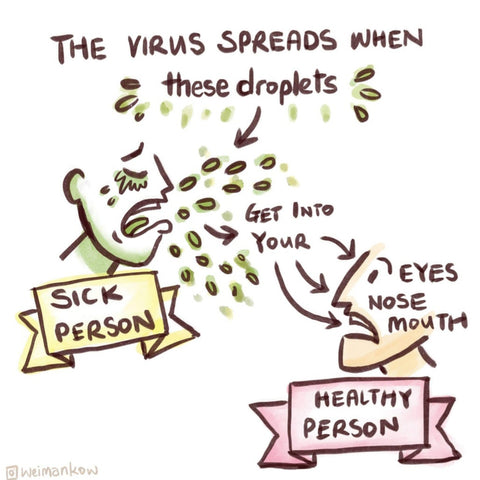 Viruses Spread by Droplets