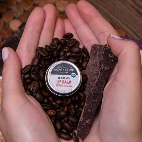 Natural Organic Lip Balm Coffee Mocha Java