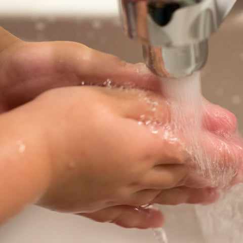 Baby Toddler Washing Hands with Natural Soap