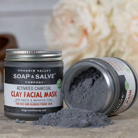 Natural Clay Facial Masks Activated Charcoal