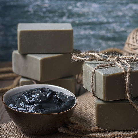 Natural Organic Dead Sea Mineral Mud & Black Clay Soap