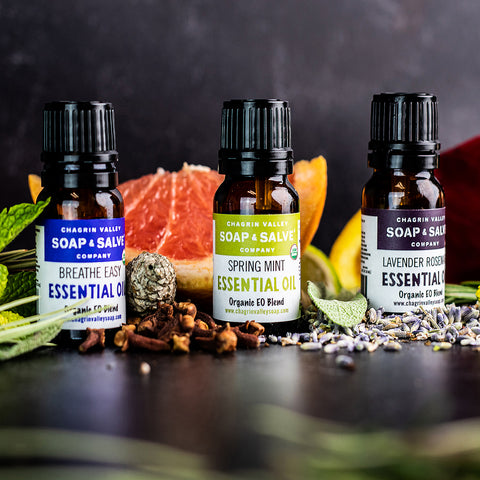 Natural Organic Essential Oil Blends for Aromatherapy