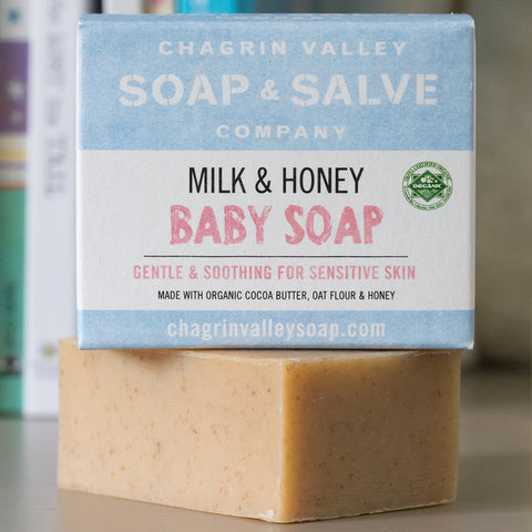 Natural Organic Baby Soap for Babies and Sensitive Skin