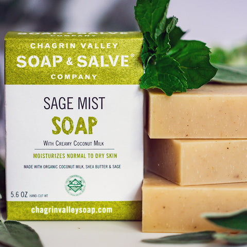 Natural Organic Sage Mist Soap