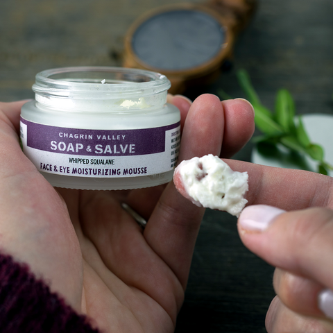 Natural Organic Whipped Olive Squalane Face and Eye Cream