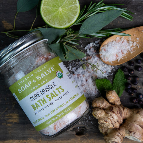 Organic Sore Muscle Bath Salt