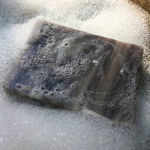Natural Lavender Rosemary Soap Lather