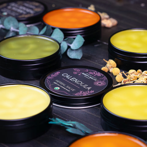 Natural Organic Healing Herbal Salves