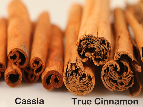 The difference between true cinnamon and cassia