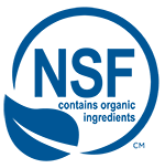 NSF Cosmetic Logo 70% Organic