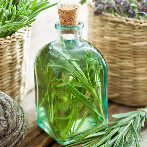 Natural Organic Rosemary Infused Vinegar