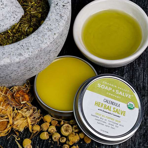 Natural Organic Herbal Salve Calendula