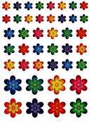 Stickers Flower Burst 10/pg