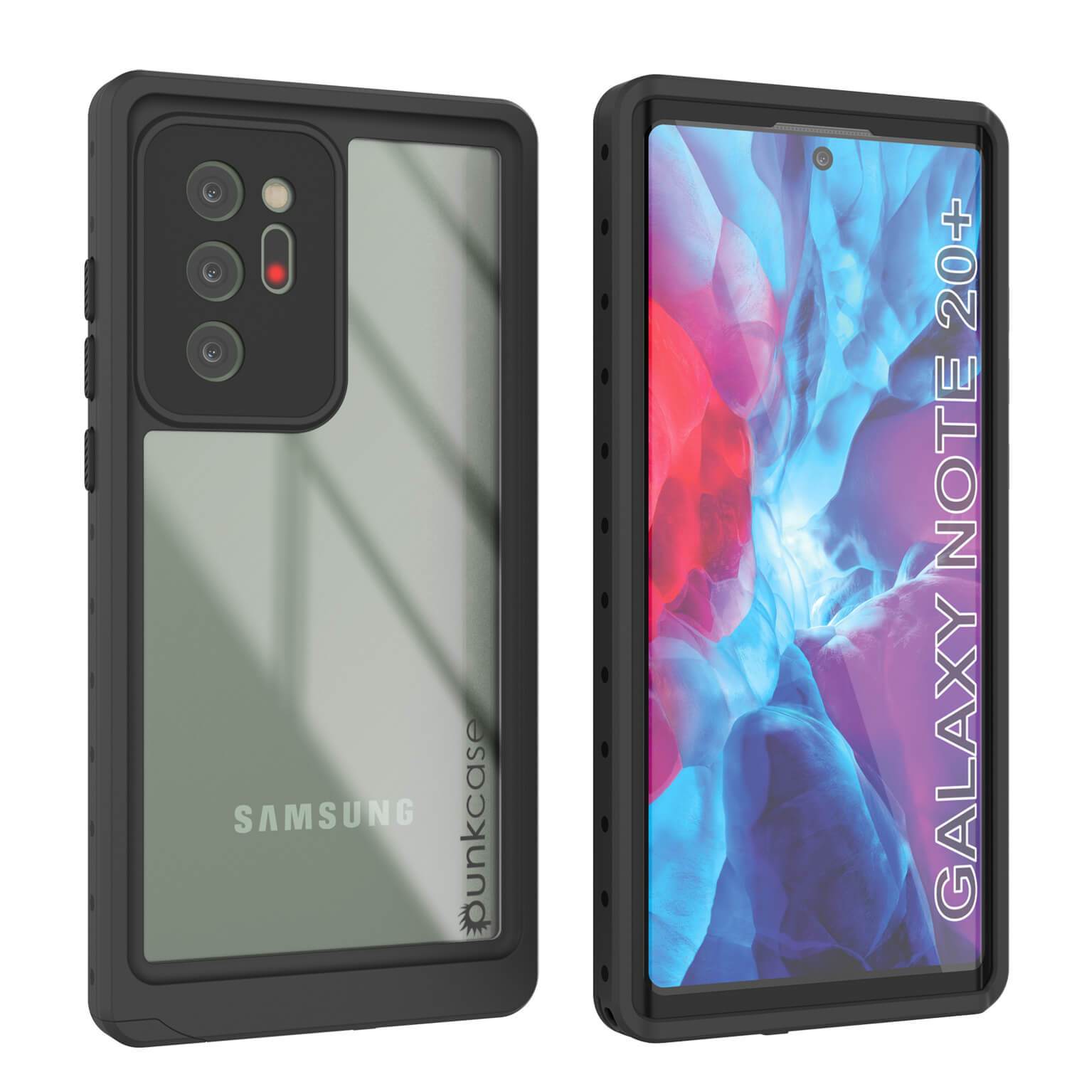 Galaxy Note 20 Ultra Waterproof Case, Punkcase Studstar Clear Thin Armor Cover