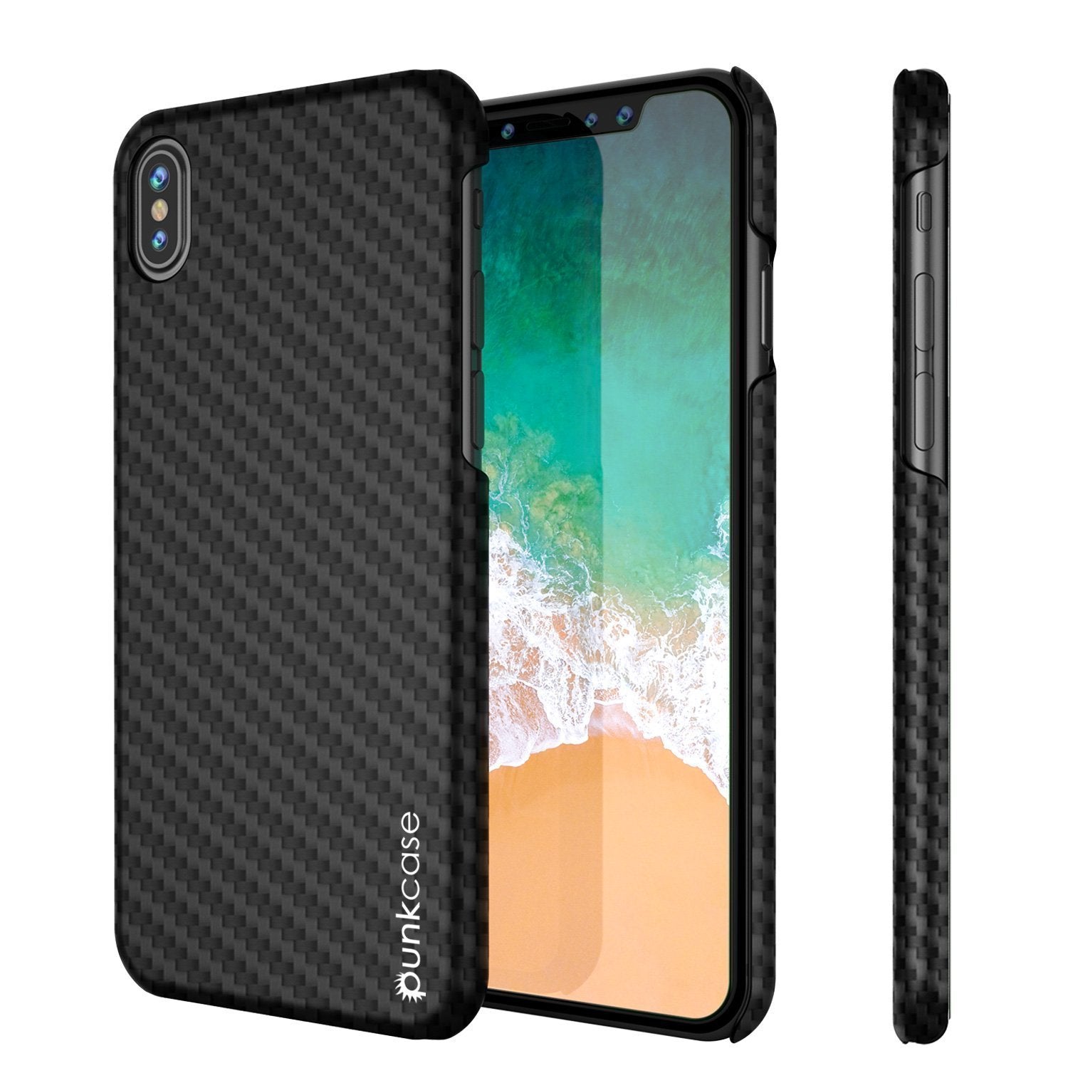 Download iPhone X case CarbonShield, Ultra Thin 2 Piece Dual Layer ...