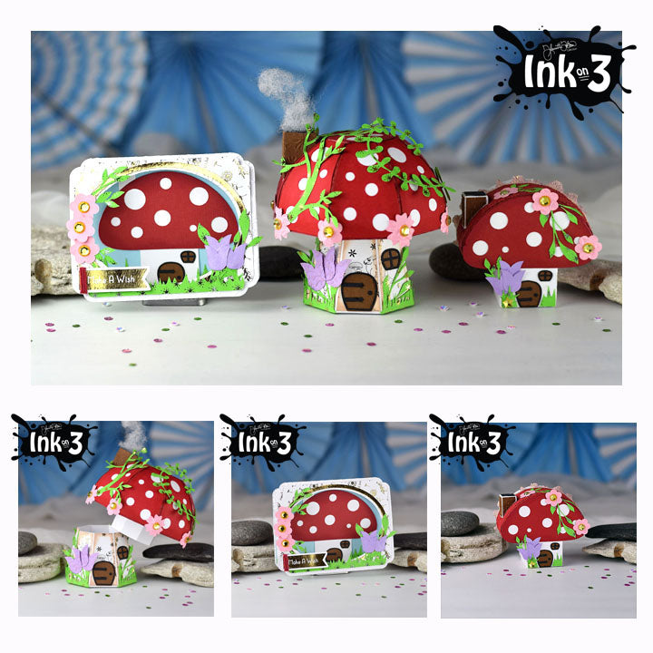 Fairy Wishes Toadstool 3d Svg Kit