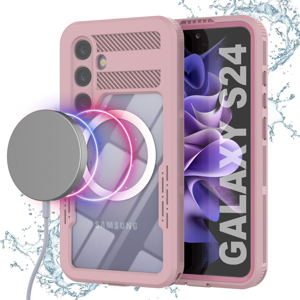 For Samsung Galaxy S24 Ultra Case Shell Punk Phone Holder Armor