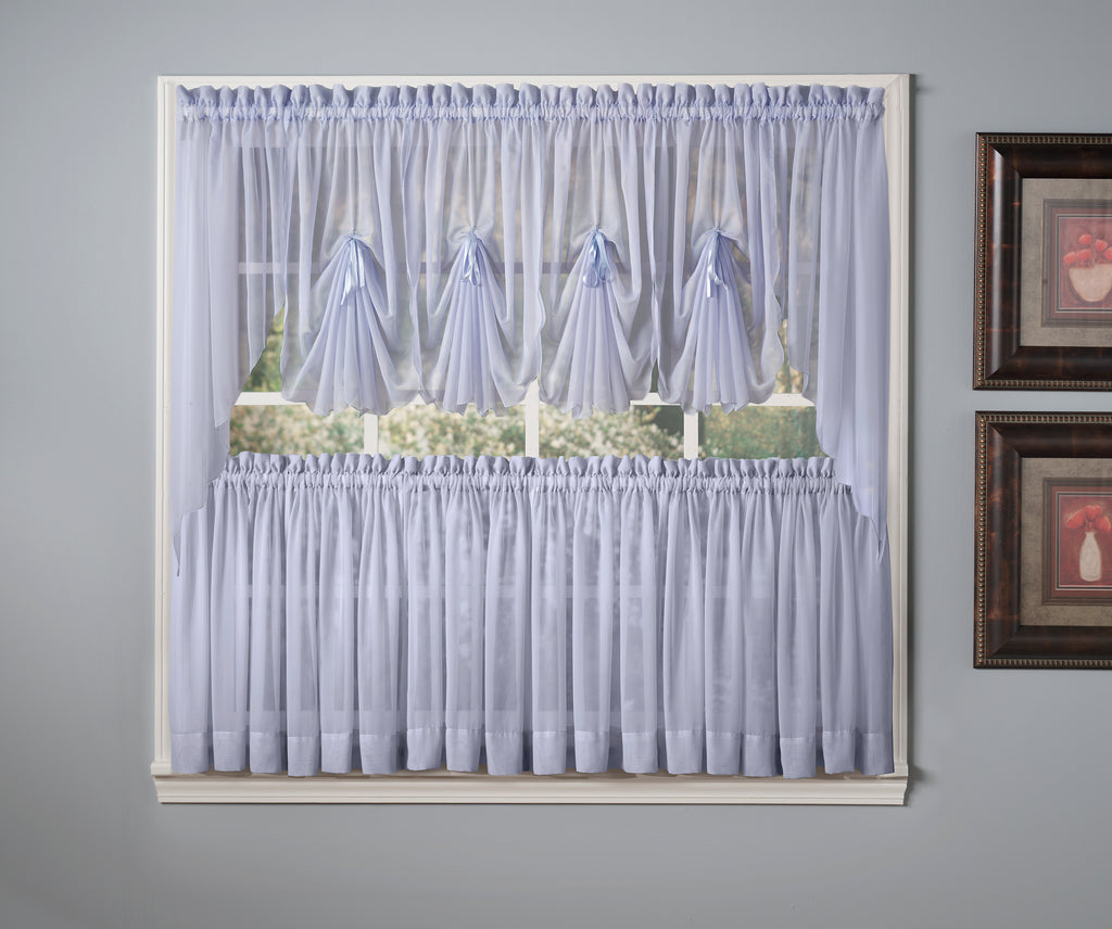 Emelia Sheer Rod Pocket Swag Fan – Marburn Curtains