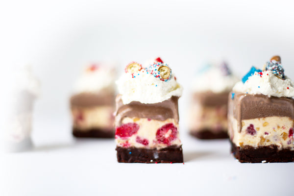 Red, White and Blue Ice Cream Cake